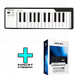 MIDI-клавіатура Arturia MicroLab (Black) + Arturia Lab V (25 клавіш), фото 2