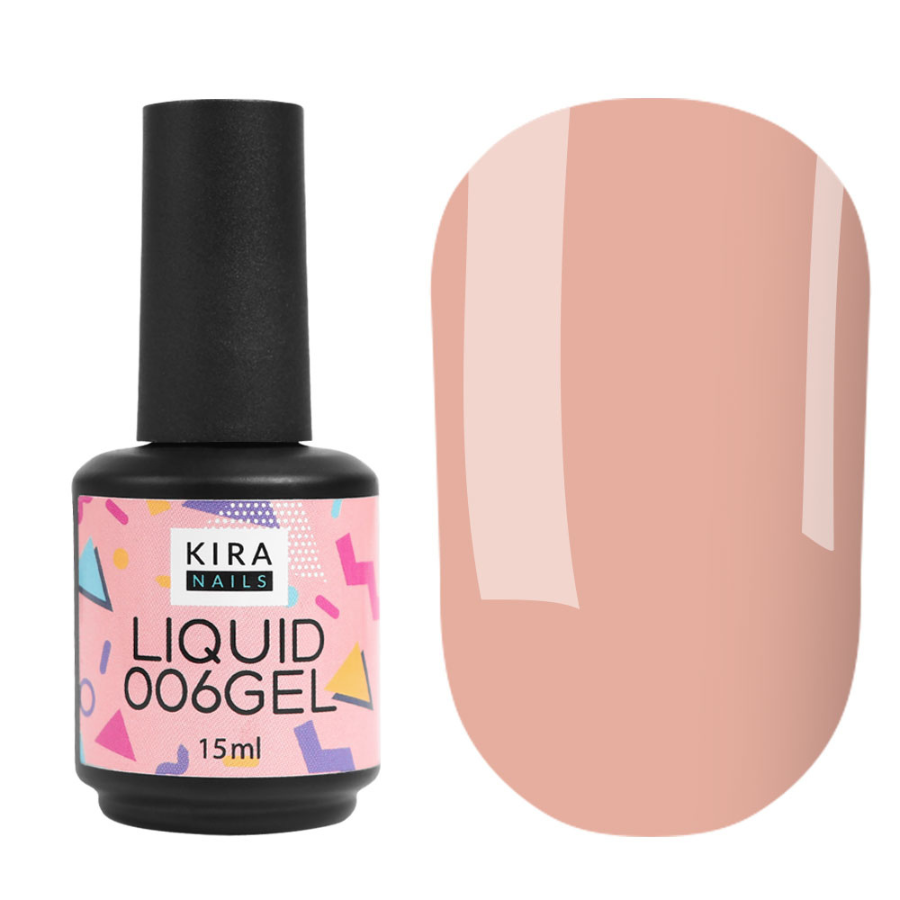Рідкий гель Kira Nails Liquid Gel 006, 15 мл, фото 1