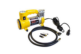 Компресор поршневий автомобільний з ліхтарем F-581 "FORSAGE" (35л/хв, 15А) 12V