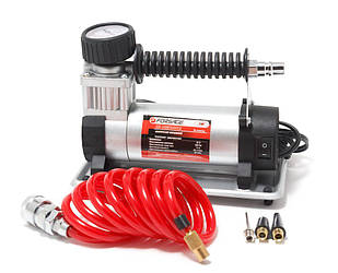 Компресор поршневий автомобільний з крученим шлангом F-94 "FORSAGE" (30л / хв, 12А) 12V