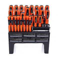 Набір викруток і біт 100 шт. Kraft&Dele KD10957