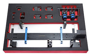 Набір фіксаторів для обслуговування двигунів VAG / Porsche, 9пр. (4cyl 2.0i, 6cyl 6.8TDI, 2.7i, 3.0i