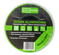Скотч термостійкий алюмінієвий GoodTools 350C 25м