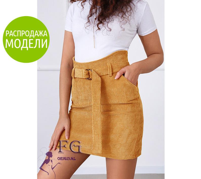 Вельветова спідниця міні "Fancy" | Розпродаж моделі