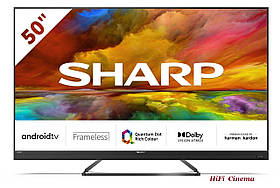 Sharp 4T-C50EQ3EM2AG телевізор 50 дюймів 4K з Android TV