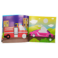 Книга разрисовка для малышей "Транспорт" Книжковий хмарочос 400616 от 33Cows