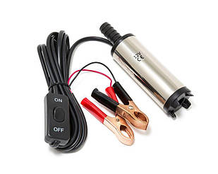 Насос для перекачування палива (12V, 40W, 20л/хв, Ø38мм, Ø вихідного отв. 16мм) ROCKFORCE RF-ST33-10