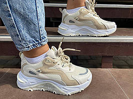 Жіночі кросівки Aba-Sport бежеві