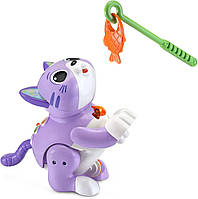 VTech Purr and Play Zippy Kitty Purple 80-539200 Вітек Кіт Філайн інтерактивна розвиваюча музикальна іграшка
