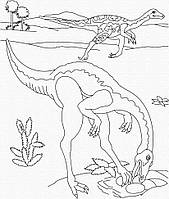 Роспись на холсте. Art Craft "Динозавры" 25х30 см 15524-AC от 33Cows