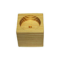 Підсвічник з дерева Проміс-Плюс, Куб 50 мм (1 шт)
