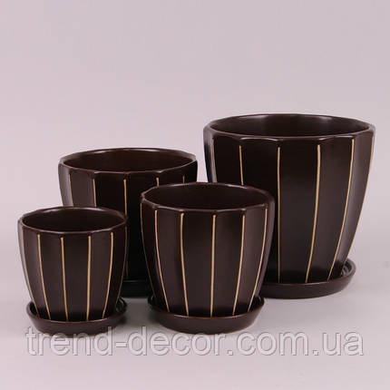 Горщик керамічний К13.014 0.6л., фото 2