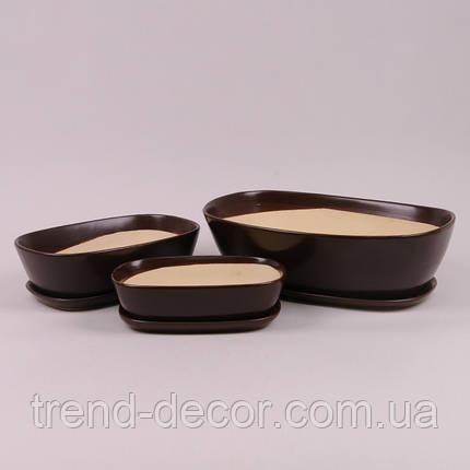 Горщик керамічний Бонсай К13.016 4.7л., фото 2