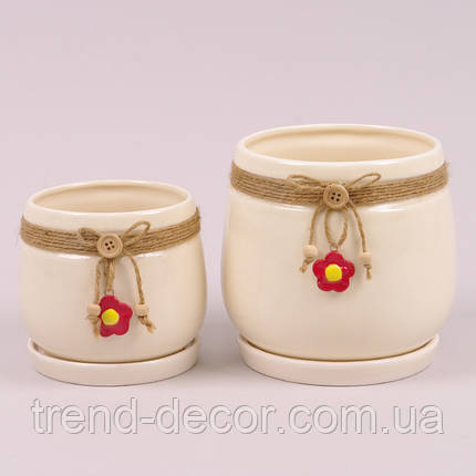 Горщик керамічний К25.003 0.7л., фото 2