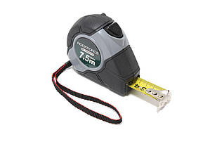 Рулетка 3мх16мм (магнітний зачіп, автоблокування, двухкомпанентний корпус), в блістері