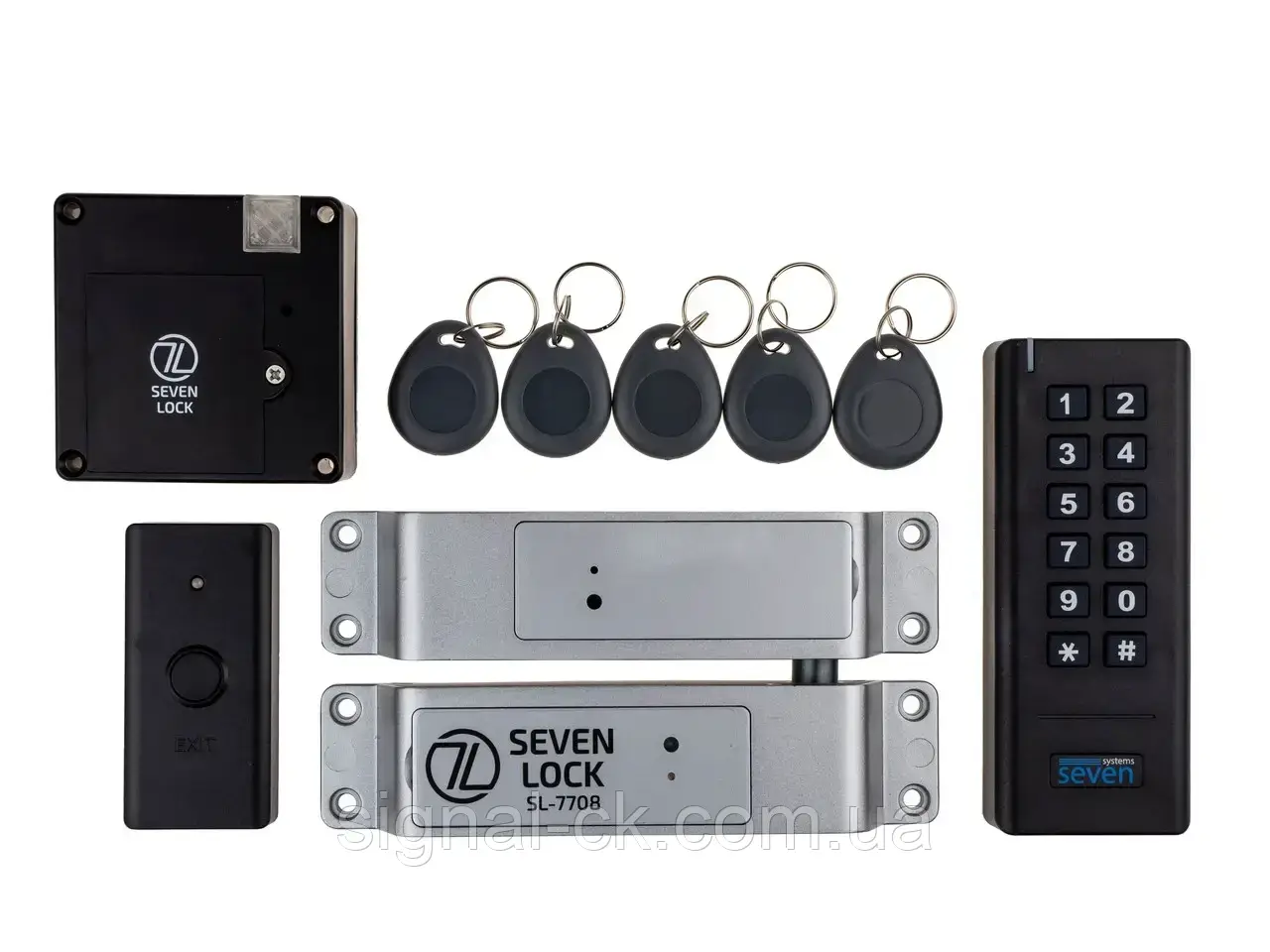 Бездротовий комплект контролю доступу SEVEN LOCK SL-7708