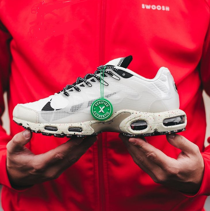 Чоловічі кросівки Air Max Tn Plus Terrascape 'White' весна-осінь. Живе фото
