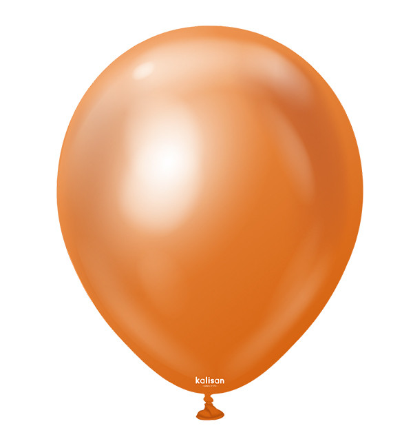 Повітряні кульки Kalisan (13 см) 10 шт, Туреччина, колір - мідь (хром)