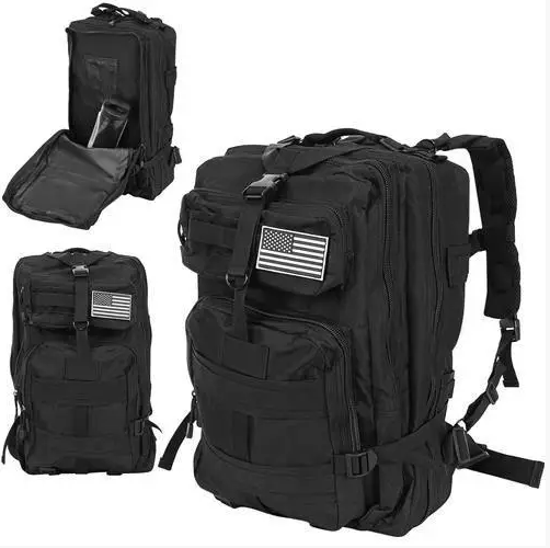 Тактичний рюкзак Trizand 8919 XL — 38 л, водостійкий нейлон 600D, MOLLE/PALS, анатомічна спинка