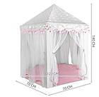 Дитяча палатка Kruzzel 8772 — ігровий будиночок з москітною сіткою, 129×107×107 см, фото 4