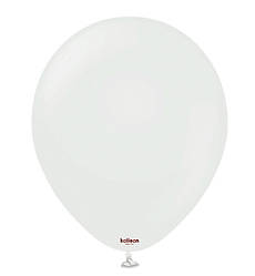 Повітряні кульки Kalisan (30 см) 10 шт, Туреччина, колір - білий (пастель)