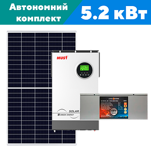 Сонячний комплект електростанції Medium на 5,2 кВт 1762931422