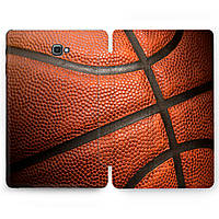 Чехол книжка, обложка для Samsung Galaxy Tab S (Баскетбольный мяч) S7 FE/ S7+ Plus/ S8+ Plus/S8 Ultra