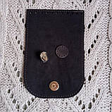 Клапан для міні сумочки 12*18. "Кокопеллі" Колір "Коричневий", фото 2