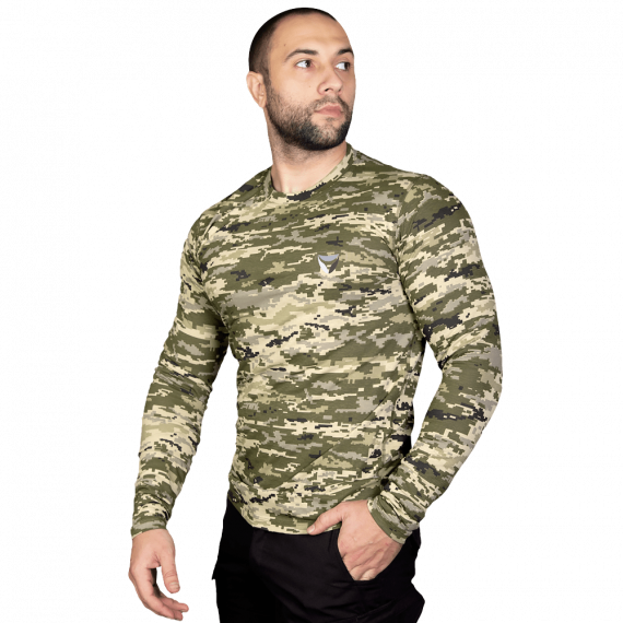 Тактичний лонгслів Bavovna Піксель, фото 1