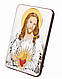 Срібна Ікона Пресвяте Серце Ісуса 15X21см MB/E982/2-C, фото 2