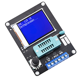 Багатофункціональний мультиметр тестер ESR LCR великий LCD ЖК GM328A — російська прошивка