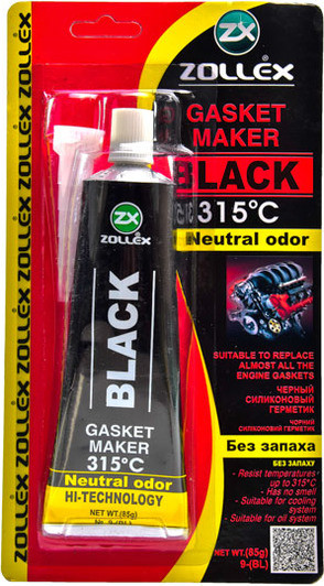 Герметик Zollex чорний 85 г.