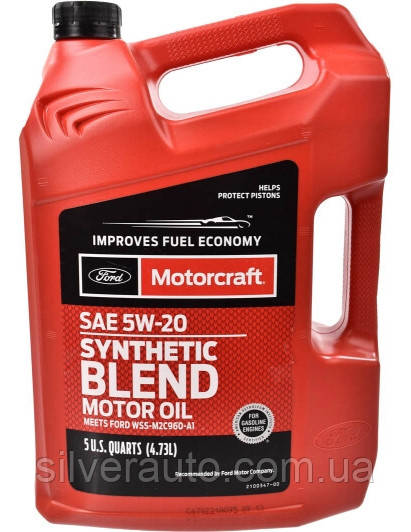 Моторна олива Ford Motorcraft Synthetic Blend 5W-20 4,73 л