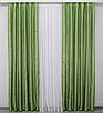 Комплект штор (2шт. 1,5х2,7м.) жакард, колекція "Савана". Колір оливковий. Код 517ш 30-280, фото 5