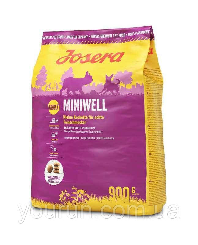 Josera (Йозера) Miniwell - Корм для взрослых собак мелких пород (утка, индейка, рис) 15 кг - фото 2 - id-p105968425