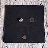 Клапан для сумки 20*19. "Лев". Колір Коричневий., фото 2