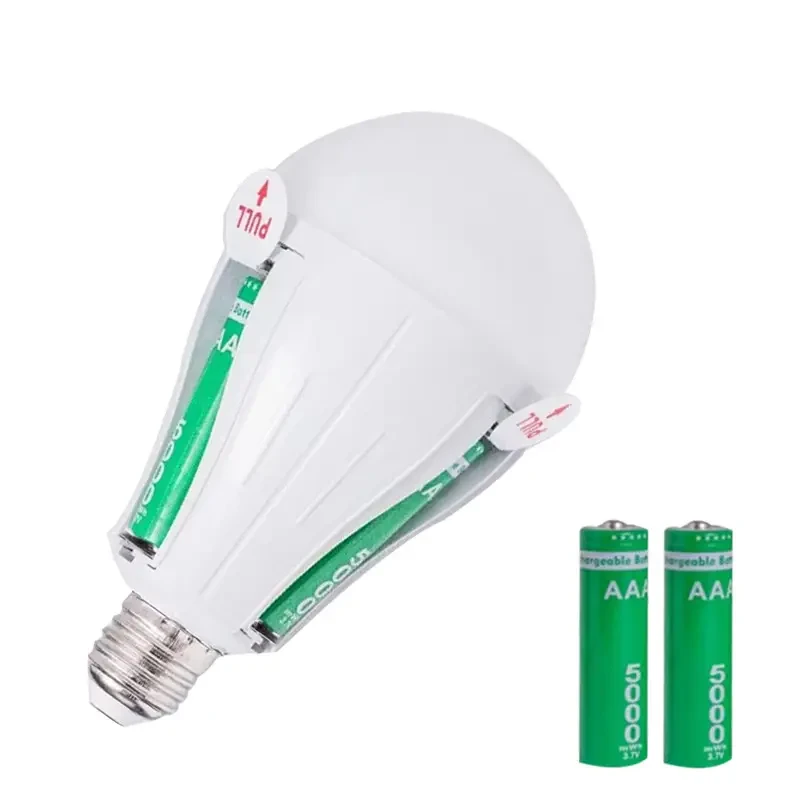 LED ЛАМПА НА АКУМУЛЯТОРІ E27 25 W (2 АКУМУЛЯТОРИ)