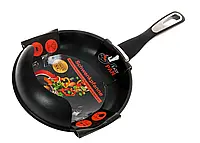 Сковорода профиссиональная, 28 см EASY PAN черный-металлик