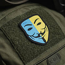 M-Tac нашивка Anonymous Black/Yellow/Blue, фото 3