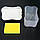 Диспенсер для миючого засобу натискний 385мл "Soap pump & sponge" Білий, диспенсер для миючого засобу з губкою, фото 4