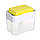 Диспенсер для миючого засобу натискний 385мл "Soap pump & sponge" Білий, диспенсер для миючого засобу з губкою, фото 8