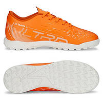Сороконіжки Puma ULTRA Play TT Jr 107236-01 дитячі, Жовтогарячий, Розмір (EU) — 38.5