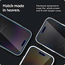Захисне скло Spigen для iPhone 14 Pro Max — (Антишпіон) GLAS.tR Slim TM Privacy (AGL05211), фото 5