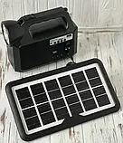 Зарядний пристрій і освітлювальна станція на сонячній батареї GD Lite GD-8017 з радіо та MP3, фото 4