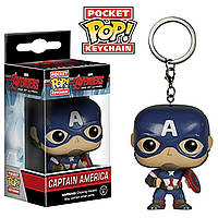 Фігурка брелок Funko Pop Фанко Поп Captain America Капітан Америка 4 см WST CA 67