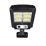 Ліхтар вуличний настінний Solar Light BK-818-6 COB із датчиком руху на сонячній батареї, фото 5