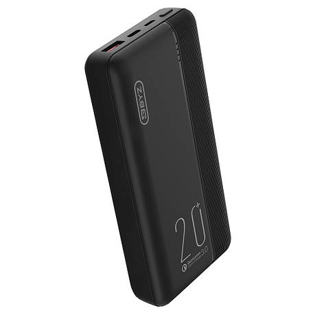 УМБ Power Bank (зовнішній акумулятор) BYZ W23 20000 мАг Чорний (BYZ-W23-B), фото 1