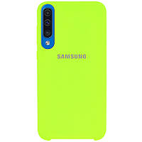 Чохол Silicone Cover (AA) для Samsung Galaxy A50 (A505F) / A50s / A30s Салатовий / Neon green