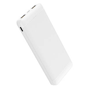 УМБ Power Bank (зовнішній акумулятор) BYZ W3 10000 мАг Білий (BYZ-W3-W), фото 1