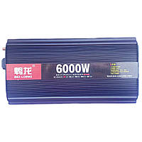 Инвертор 6000W Bei Long Power 024 c 12V на 220V (2 розетки, 2 USB) Black | Инвертор 6000W 12V-220V